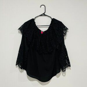 Vince Camuto Women Black Off Shoulder Blouse Size XL